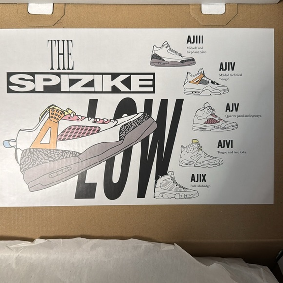 Jordan Spizike Low (GS) size 5Y. - Picture 7 of 9